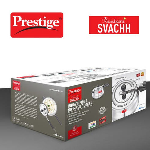 Prestige Nakshatra Plus Svachh Aluminium Spillage Control Handi 6.5 L
