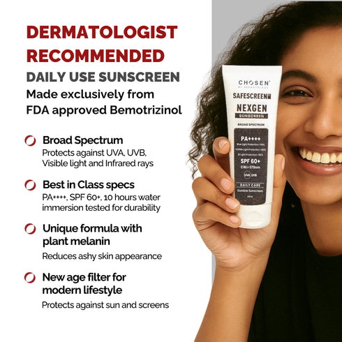 Chosen SAFESCREEN® NEXGEN SPF 60+ Sunscreen