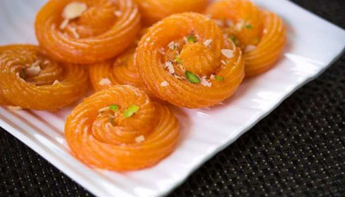 Kesariya Paneer Jalebi