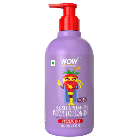 Wow Skin Science Kids Plush & Plump Body Lotion Strawberry