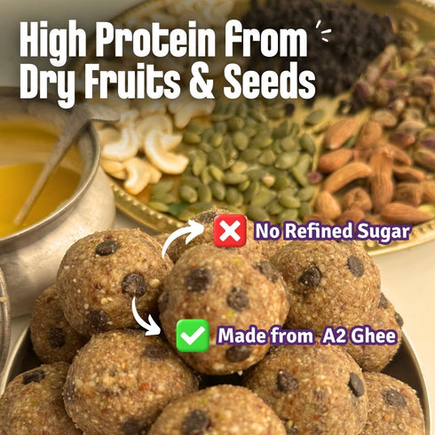 Early Foods Dry Fruit Choco Chip A2 Ghee Laddoo