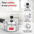 Prestige Popular Virgin Aluminium Pressure Cooker 2 L Silver