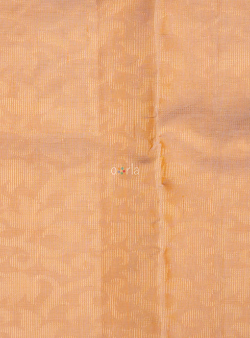 Prakruthi Vivaha Golden Sunset Kanchi Border Handloom Soft Silk Saree