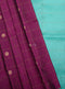 Prakruthi Mughizh Rich Mulberry & Blue Checks Bhutta Handloom Soft Silk Saree