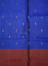 Prakruthi Ezhil Royal Blue & Maroon Long Border Handloom Soft Silk Saree