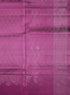 Prakruthi Mughizh Forest Green & Purple Check Handloom Soft Silk Saree