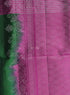 Prakruthi Mughizh Forest Green & Purple Check Handloom Soft Silk Saree