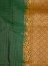 Prakruthi Vivaha Antique bronze & Blue Vaira Oosi Handloom Soft Silk Saree