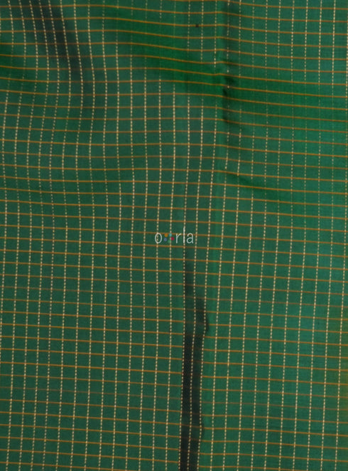 Prakruthi Vivaha Antique bronze & Blue Vaira Oosi Handloom Soft Silk Saree