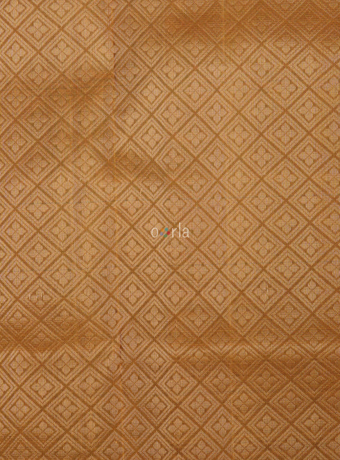 Prakruthi Vivaha Antique bronze & Blue Vaira Oosi Handloom Soft Silk Saree