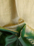Prakruthi Mughizh Forest Green With Cream Half Fine Jari Fancy Borders Handloom Soft Silk Saree