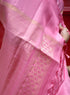 Prakruthi Swarnam Baby Pink Fancy Handloom Soft Silk Saree