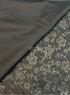 Prakruthi Swarnam Black Swan Pure Silver Zari with Sleeve Work Handloom Soft Silk Saree