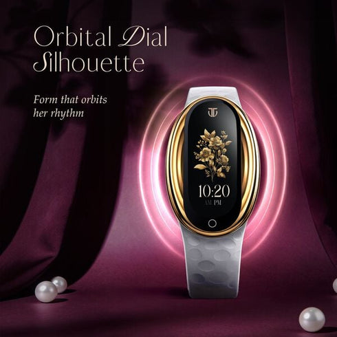Titan Orbis Women Smartwatch Luna Wellness UV/ AQI Index Animated Watch faces
