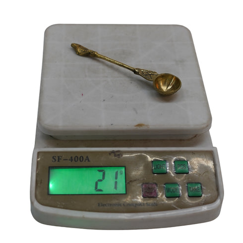 Brass Achmani Pooja Spoon Set of 4