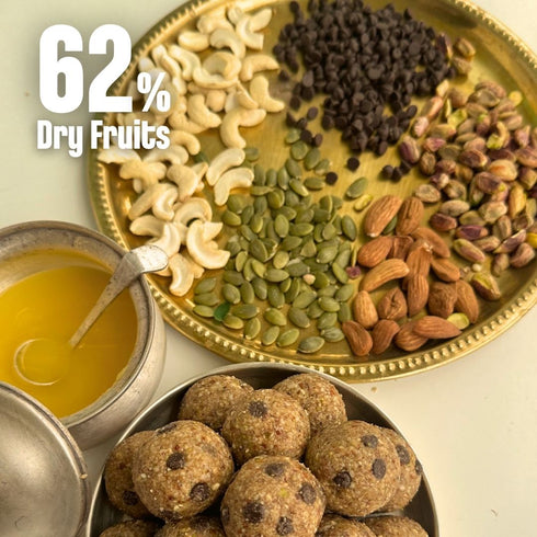 Early Foods Dry Fruit Choco Chip A2 Ghee Laddoo