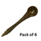 Brass Achmani Spoon for Puja Set of 6