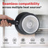 Prestige Svachh Hard Anodised Spillage Control Pressure Cooker 7.5 L Black
