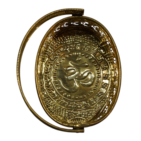 Brass Traditional Pooja Basket