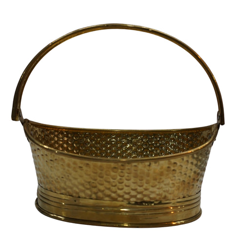 Brass Boat Shape Basket