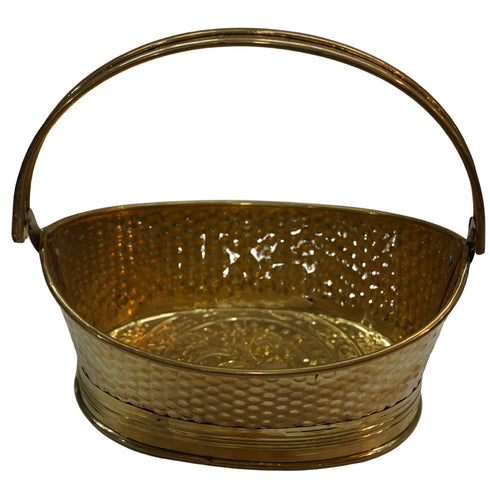 Brass Boat Shape Basket
