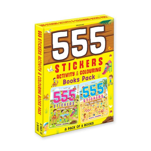 555 Stickers and Activity Books Pack