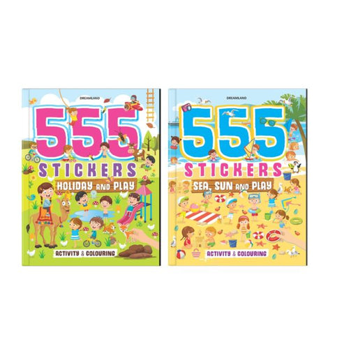555 Stickers and Activity Books Pack