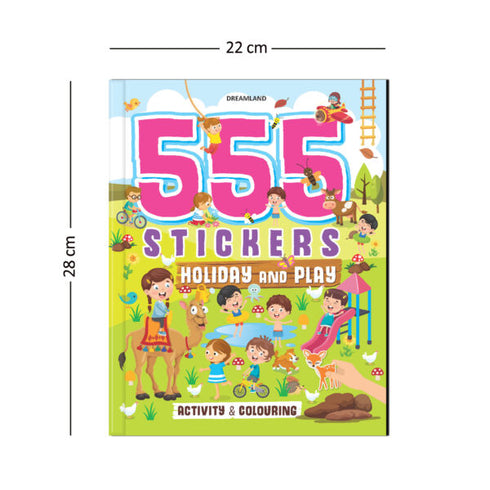 555 Stickers and Activity Books Pack