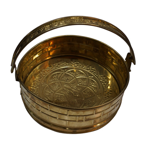Brass Round Multipurpose Basket