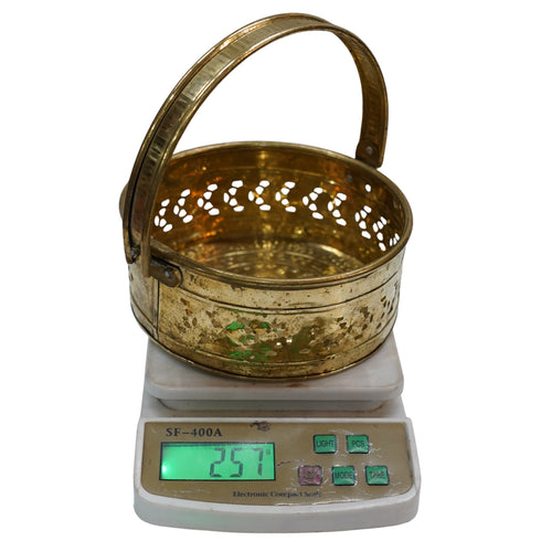 Brass Traditional Fruit Basket