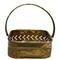 Brass Finish Flower Basket