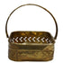 Brass Finish Flower Basket