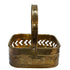 Brass Finish Flower Basket