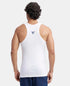 Jockey Super Combed Cotton Rib Round Neck with Racerback Gym Vest | White | Pack of 2