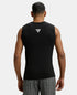 Jockey Super Combed Cotton Rib Solid Round Neck Muscle Vest | Black And Charcoal | Pack of 2