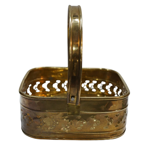 Brass Traditional Square Basket
