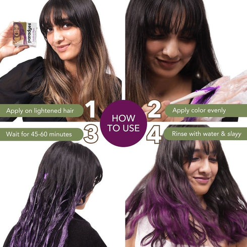 Paradyes Amethyst Plum Semi-Permanent Hair Color