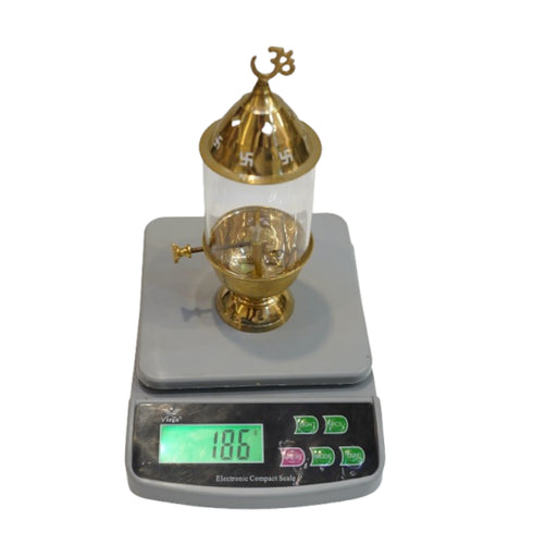 Brass Akhand Diya Lamp 186g