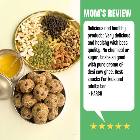 Early Foods Dry Fruit Choco Chip A2 Ghee Laddoo