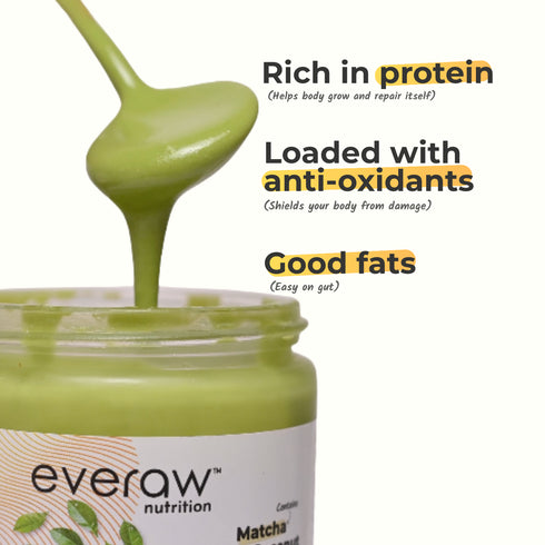 Everaw Nutrition Matcha Coconut Butter