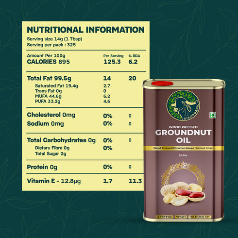 GirOrganic Wood Pressed Groundnut Oil