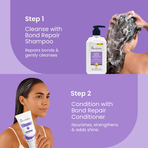 The Skin Story Bond Repair Range for Treated Hair