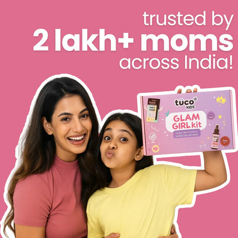 Tuco Glam Girl Kit: Beetroot Triple Tint + Fresh Body Mist + Kiddy Kajal