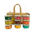 SAO Foods Gift Jars Jute Bag Savouries