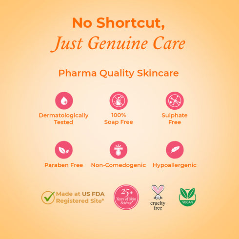 The Pink Foundry Brightening & Exfoliating Vitamin C Daily Face Wash