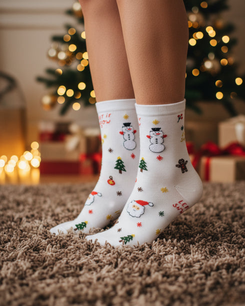 Ecoright Holiday Mix ( Pack of 3 ) Crew Socks