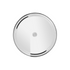 Vinod Stainless Steel Rajbhog Plate Set of 6 28.5 cm Lunch and Dinner Plate Highest Quality Stainless Steel Mirror Finish Rust Free