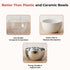 Vinod Stainless Steel Royal Hammered Bowl Set of 6 Piece 325 ml Capacity High Grade Steel Dishwasher Safe Rust Free No 6