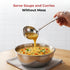 Vinod Stainless Steel Queens Ladle Serving Spoon Set of 2 36 cm Highest Grade Stainless Steel Mirror Finish Rust Free No 1