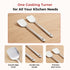 Vinod Stainless Steel Basting Turner Khurpa Cooking Palta Turner Set of 2 31 cm Highest Grade Stainless Steel Rust Free Dishwasher Safe No 4